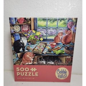 500 Piece Cat Themed Jigsaw Puzzle  Cat Lover Crazy Cat Lady